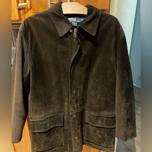 100% Genuine Leather Polo Ralph Lauren suede jacket.